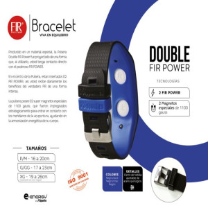 BRAZALETE TIPLE ENERGY BICOLOR
